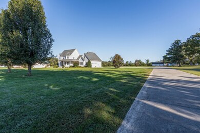 Long, concreted drive way