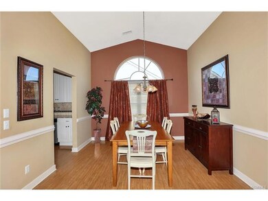 Dining Room with Paladium window.