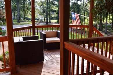 Gazebo with front porch seating