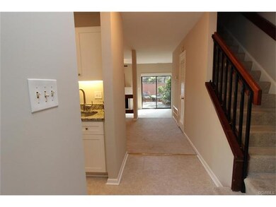 Entry Foyer with New Ceramic Tile Floor and Freshl