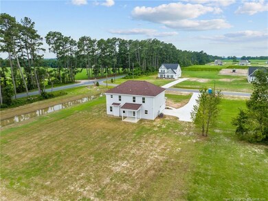 Aerial View of Back of Home