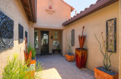 Paver courtyard