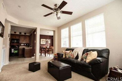 Light filled Family Room open to the Kitchen