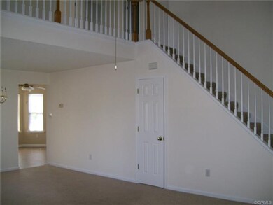 Living room open to  2nd floor loft