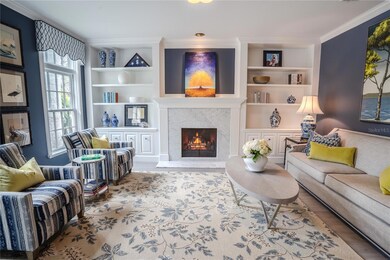 Formal Living Room w/ Gas Fireplace