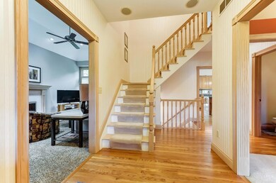 Hardwoods in the entry