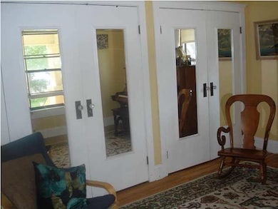 Large storage closets in the living room.