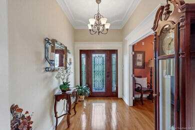Entry Hall with door to the right leading to the O