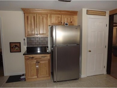 Spacious Hickory Kitchen