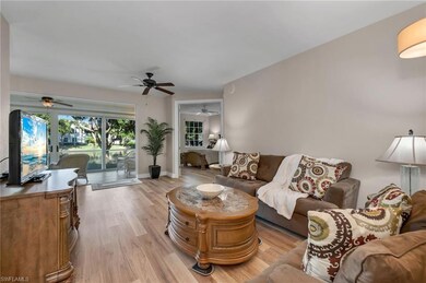Open floor plan with views to lake as soon as you 