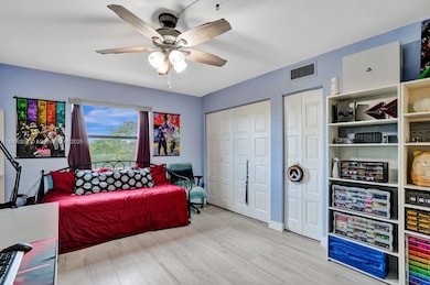 2 large closets on this wall in Bedroom