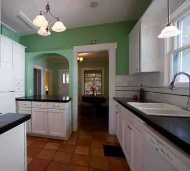 Kitchen view from sunroom.