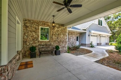 Walk Way to the Garage Area