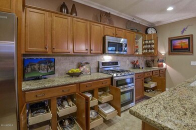 Kitchen Pullout Drawers & Crown Molding