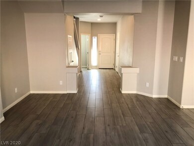 View from the family room to the front door. A lon