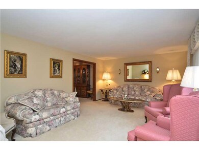 Living Room. Large formal living room with neutral