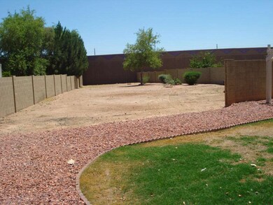 Long view backyard