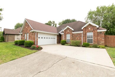 Front drive-in garage.  