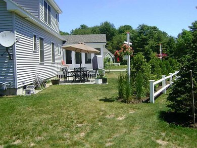 Back Yard. A nice yard surrounds...
