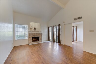 a spacious living area
