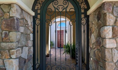 Gated Courtyard Entry