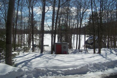 front lawn view to pond