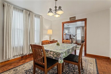 DINING ROOM SEEN FROM KITCHEN