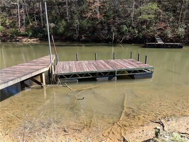 Floating dock, water is deeper on the other side.