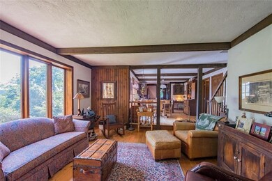 View of the Family Room that opens into the kitche