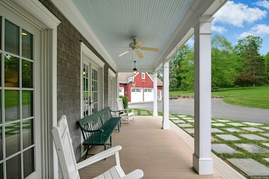 Welcoming front porch.