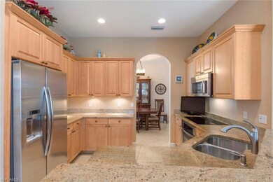 New fridge, drop in range, microwave, under cabine