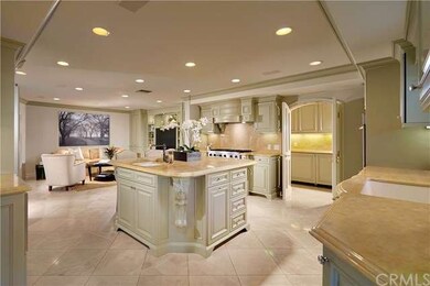 Kitchen and family room