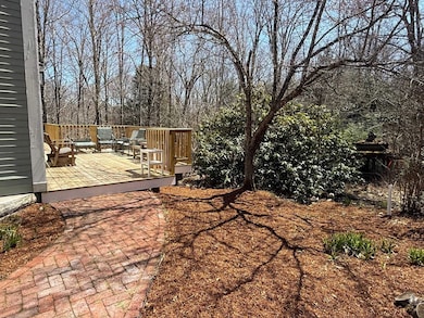 Sunny deck area
