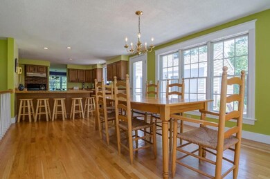 Dining Area flows into the Kitchen