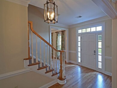 Gorgeous naildown hardwood from front stairways to