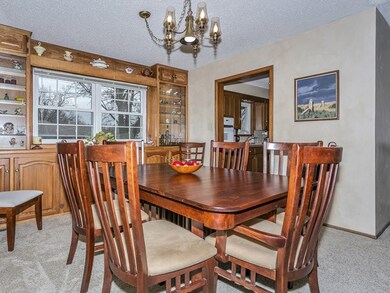 Note the spectacular custom cabinetry with lighted