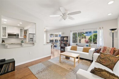 Open floor plan. 