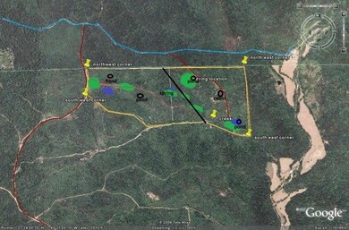 100 acres aireal with line
