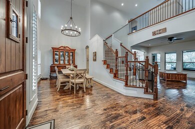 Beautiful entry way and staircase