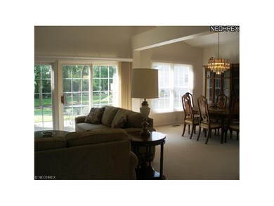 Features soaring vaulted ceilings in the formal di