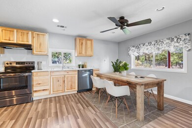 Virtually Staged Dining area