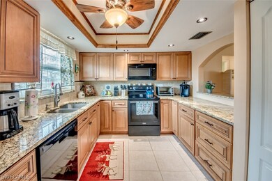 Custom ceiling with fan and lighting
