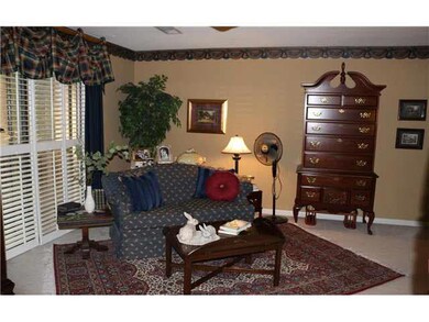 Spacious Master Bedroom has ample seating area.