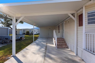 Covered Carport reinforced beams