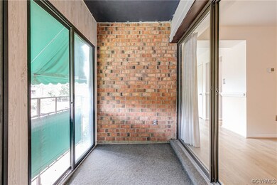 Sunporch is enclosed to become a 4-season room!  A