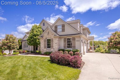 Extra-wide driveway and side entrance
