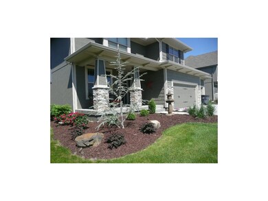 Plenty of beautiful landscaping highlight the cove