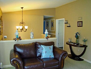 Living Room. Center entry opens to main living Roo