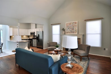 Living room to kitchen