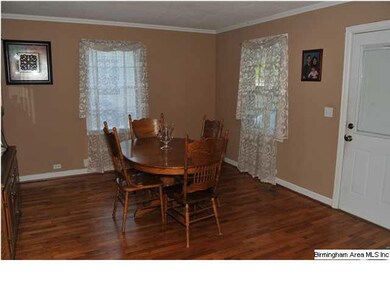 Hardwoods and large dining room